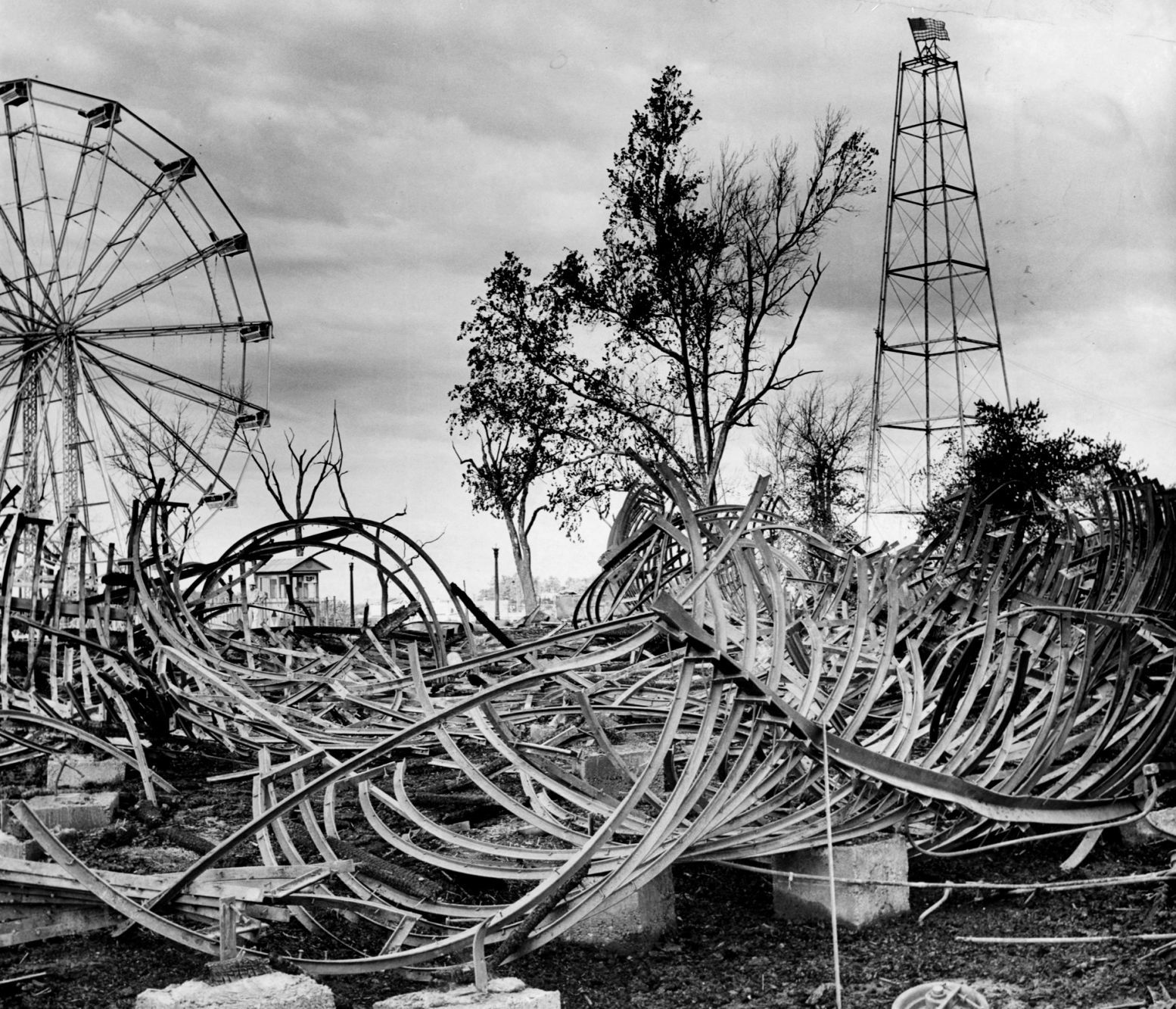 After the fire at Forest Park Highlands, 1963